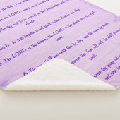 Psalm 121 Lilac Sherpadecke (3/4)