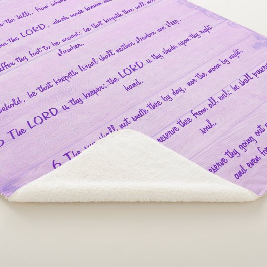 Psalm 121 Lilac Sherpadecke (3/4)