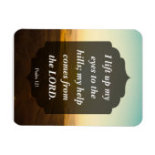 Psalm 121 - meine Hilfe kommt vom LORD Magnet (Horizontal)