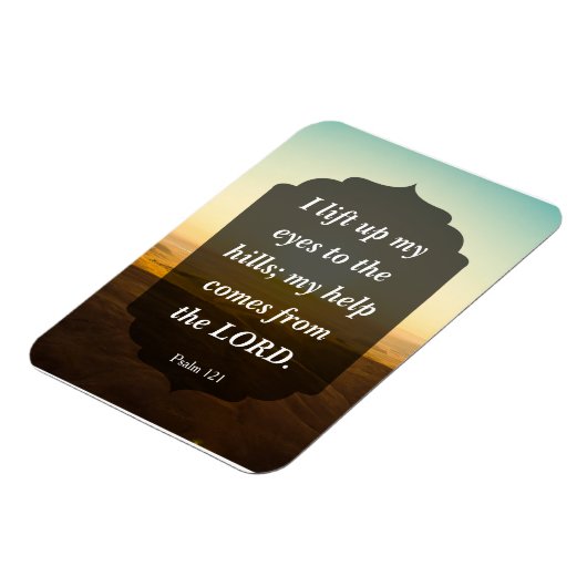 Psalm 121 - meine Hilfe kommt vom LORD Magnet (Linke Seite)