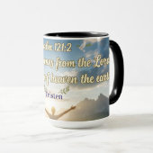 Psalm 121 My help comes from the Lord -  Tasse (VorderseiteRechts)