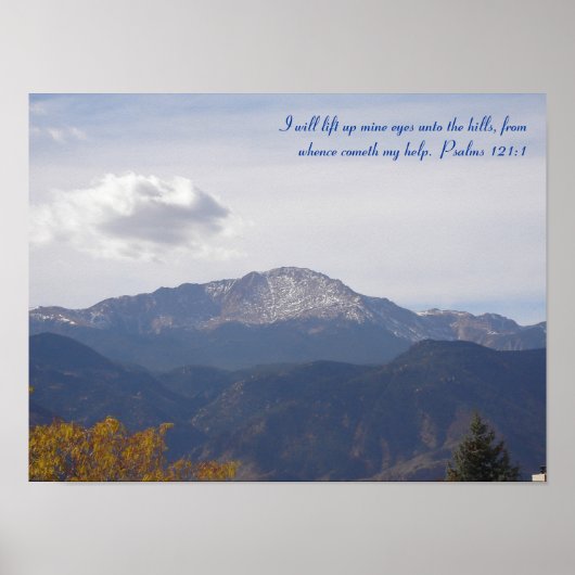 Psalm 121 Pikes Spitzenposter Poster (Vorne)