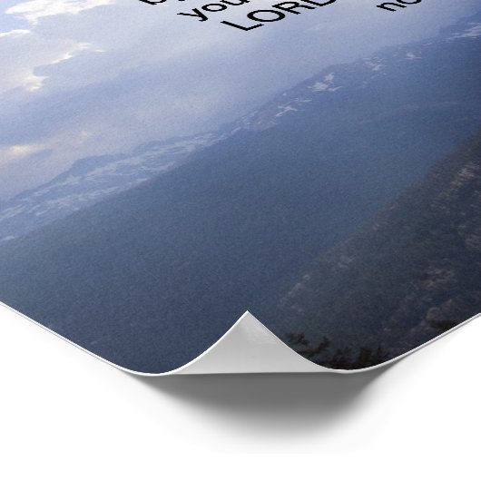 Psalm 121 poster (Ecke)