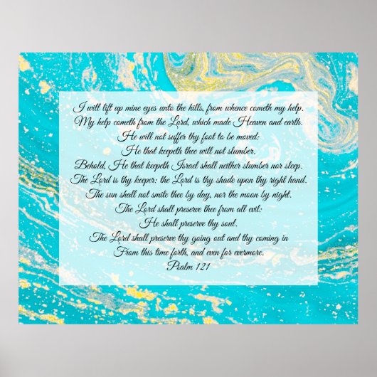 Psalm 121 poster (Vorne)