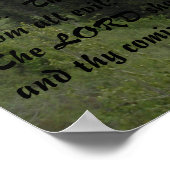 Psalm 121 poster (Ecke)