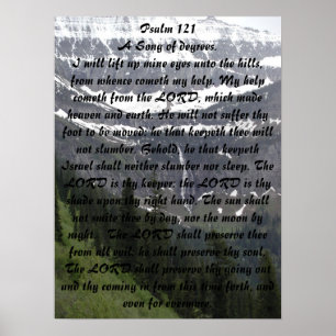 Psalm 121 poster