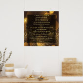 Psalm 121 poster (Küche)