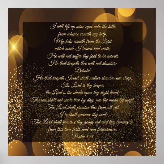 Psalm 121 poster (Vorne)