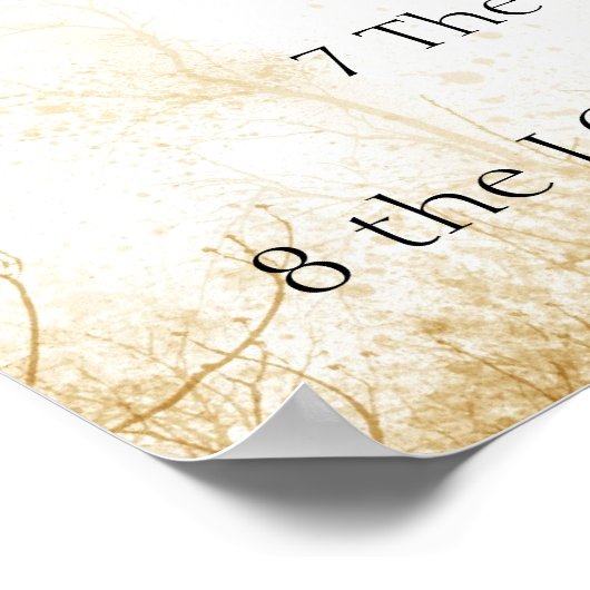 Psalm 121 poster (Ecke)