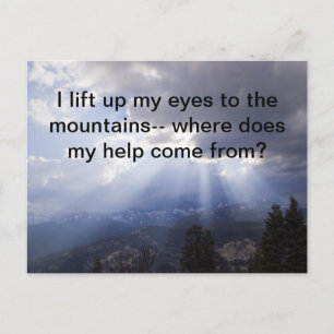Psalm 121 postkarte