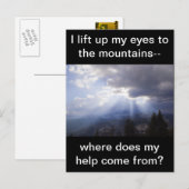 Psalm 121 postkarte (Vorne/Hinten)