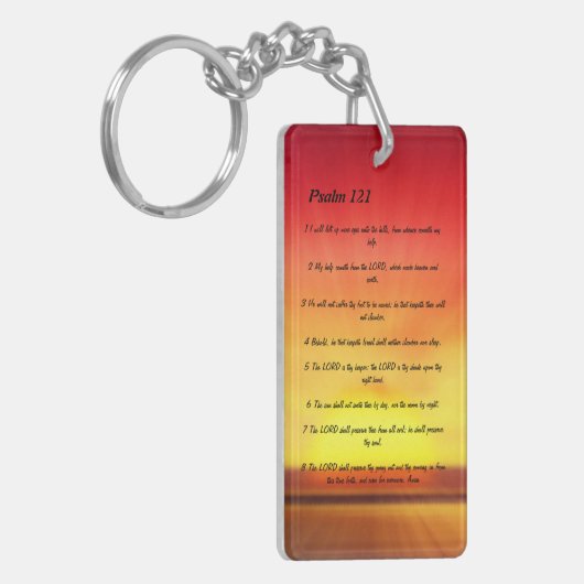 Psalm 121 schlüsselanhänger (Vorderseite links)