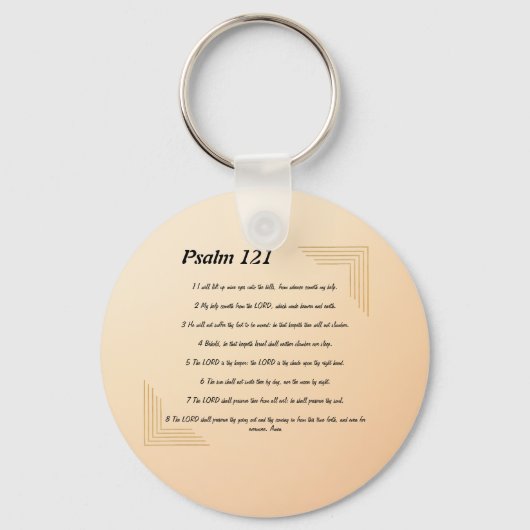 Psalm 121 Schlüsselanhänger (Vorderseite)