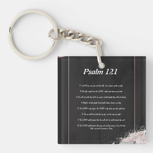 Psalm 121 Schlüsselanhänger (Vorderseite)