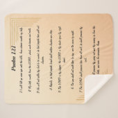 Psalm 121 Sherpa-Decke Sherpadecke (Vorderseite (Horizontal))