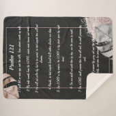 Psalm 121 sherpadecke (Vorderseite (Horizontal))