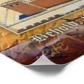 Psalm 121 The Guarding of Israel Temple Art Print Poster (Ecke)