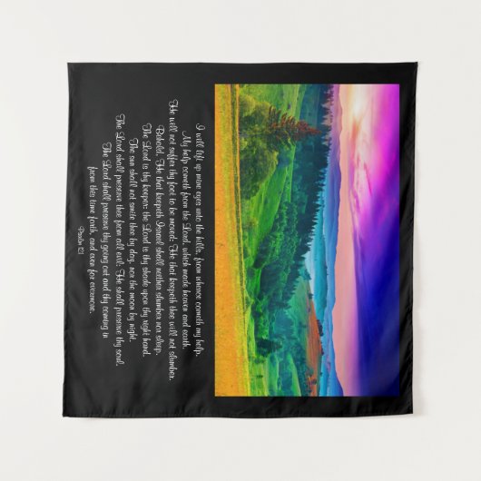 Psalm 121   wandteppich (Vorderseite (Horizontal))