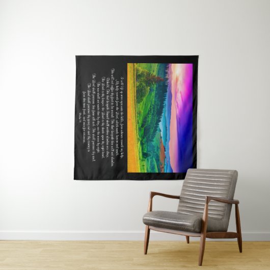 Psalm 121   wandteppich (Beispiel (Horizontal))