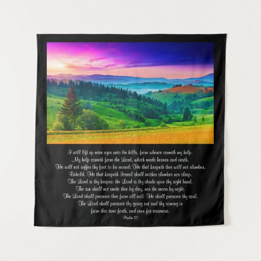 Psalm 121   wandteppich (Vorderseite)