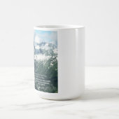 Psalm 121 werde ich meine Augen zu den Hügeln hoch Kaffeetasse (Mittel)