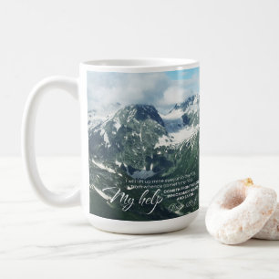 Psalm 121 werde ich meine Augen zu den Hügeln hoch Kaffeetasse