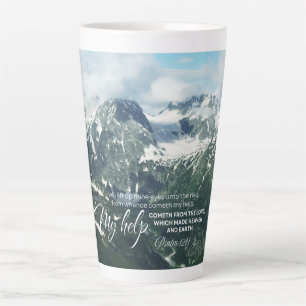 Psalm 121 werde ich meine Augen zu den Hügeln hoch Milchtasse