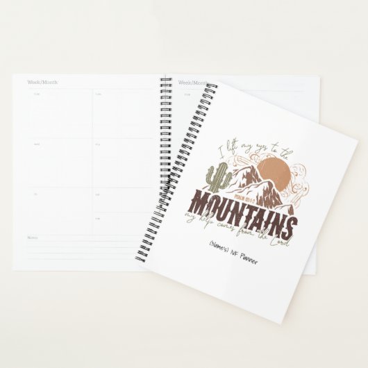 Psalm 123 Personalisierte Christliche IVF/Unfrucht Planer (Anzeige)