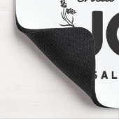 Psalm 126:5 Schrift-Typografie – Ernten in Freude Mousepad (Ecke)