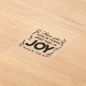 Psalm 126:5 Scripture Typography – Reap in Joy Acryleinladungen (Ablage )