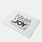 Psalm 126:5 Scripture Typography – Reap in Joy Fußmatte (Schrägansicht)