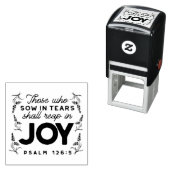 Psalm 126:5 Scripture Typography – Reap in Joy Permastempel (Beispiel)