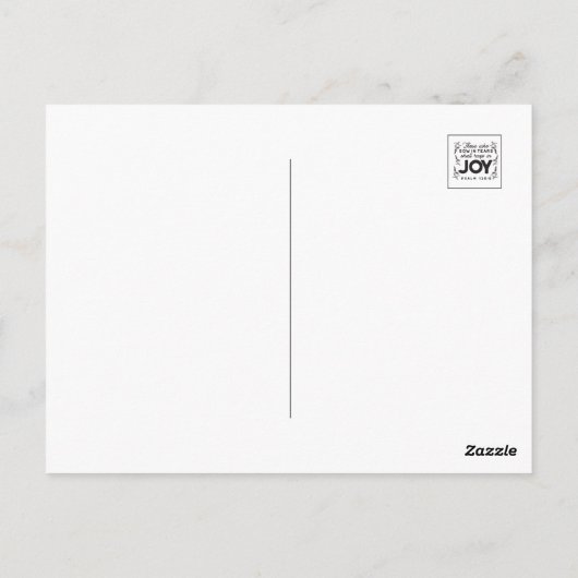 Psalm 126:5 Scripture Typography – Reap in Joy Postkarte (Rückseite)