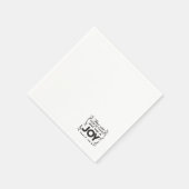 Psalm 126:5 Scripture Typography – Reap in Joy Serviette (Ecke)