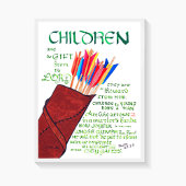 Psalm 127 3-5 Kinder Bibelverse Christlich Poster