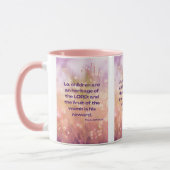 Psalm 127:3 KJV Bibelschrift Pic Two-Tone Tasse (Links)