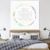 Psalm 127 Leinwand (Insitu (Schlafzimmer))