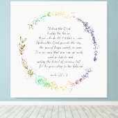 Psalm 127 Leinwand (Insitu (Holzboden))