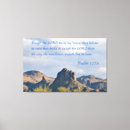 Psalm 127 leinwanddruck