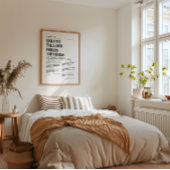 Psalm 127 Minimalistische Christliche Printwerbung Poster