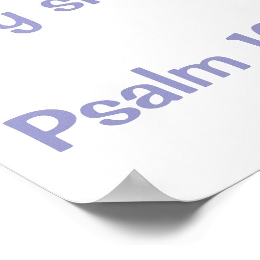 Psalm 127 poster (Ecke)