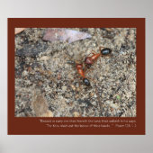 Psalm 128: 1, 2 Schriftsatz Poster (Vorne)