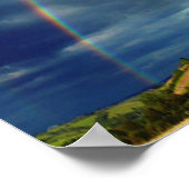 Psalm 128:5 Regenbogen Poster (Ecke)