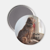 Psalm 130:5 Dog Window Magnet (Vorderseite/Rückseite)