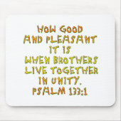 Psalm 133:1 mousepad (Vorne)