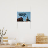 Psalm 133:1 Siehe, wie gut und wie angenehm Poster (Küche)