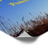 Psalm 133:1 Siehe, wie gut und wie angenehm Poster (Ecke)