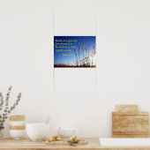 Psalm 133:1 Siehe, wie gut und wie angenehm Poster (Küche)