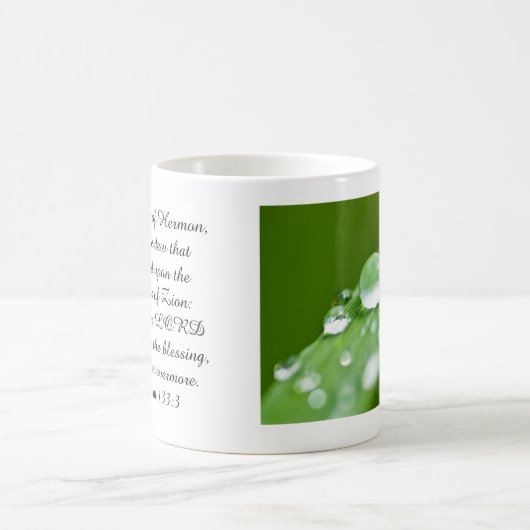 Psalm 133:3 kaffeetasse (Mittel)