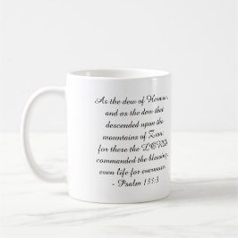 Psalm 133:3 kaffeetasse